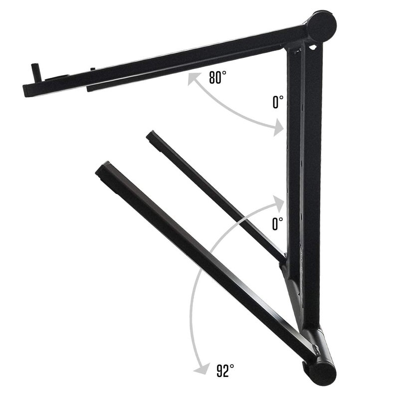 AXA AXCESSABLES DJ Laptop Stand with Travel Bag | Portable Foldable Aluminum Laptop Stand for Laptops up to 15 inches and 20lbs | No Assembly Required, Includes Carrying Bag - Image 5